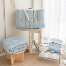 포몽드 생크림 모달 듀라론 리버시블 사계절 어린이집 낮잠이불 풀세트, 리버시블 모달 낮잠이불 3종/02플라워베어