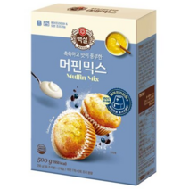 백설 머핀믹스, 1통, 500g