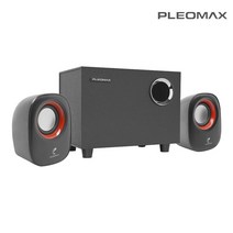 플레오맥스 S500 2.1채널 컴퓨터 노트북 USB 사운드 멀티미디어 액티브 스피커