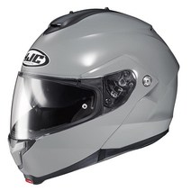 HJC Helmets C91 헬멧(라지) (화이트)186872, SEMI-FLAT BLACK