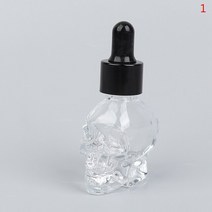 15/30ML 해골 모양 유리 Dropper 병 전자 주스 머리 Eliquid 항아리 피펫, [02] 15ml