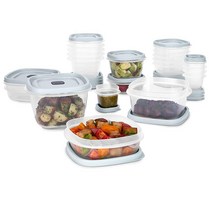 러버메이드 Rubbermaid 이지파인드리드 식품 보관 용기 42개 164401, Containers, 3-Pack