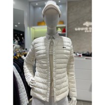 루이까스텔[NC강남] 22F/WLOUIS CASTEL 여성 골프웨어 경량 라운드넥 슬림 구스 다운자켓
