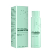 레크인 드라이 헤어 스프레이 100ml 헤어 볼륨 스프레이 노워시 헤어 솜털 스프레이 끈적임 없는 헤어 진미제, 4개