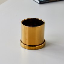 [모던하우스] 베이직 원형 화분 S D10xH10_골드