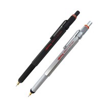 로트링 800+ 스타일러스 샤프(0.5 0.7mm) 실버 블랙, 블랙0.7mm