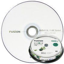 퓨전 8배속 8.5GB DVD R DL 10 케이크박스 포장