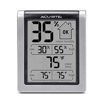 AcuRite 00613 Digital Hygrometer & Indoor Thermometer Pre-Calibrated Humidity Gauge 3