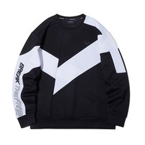 인터크루 SH04 블록 네오프랜 맨투맨 BK ITW1RO05