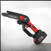 멀티 원형톱 소형 예초기 목공, 6인치 배터리 2개 + 체인 2개