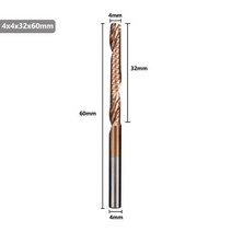 트리머 목공 라운딩 라우터 커터 코너 커터 알루미늄 커팅 엔드 밀 섕크 단일 플루트 코팅 비트 카바이드 밀링 라운더 모서리컷팅기코너재단기 모서리컷팅기, 4x32