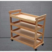이동식 화방 미술 테이블 물감이동식테이블 작업대, 3단 63 x 32.5 x 72.5