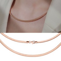 새미쥬얼리 14k 18k 오메가뱀줄 스네이크 초커 연예인 손담비 이효리 목걸이