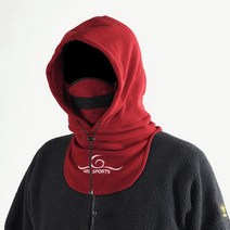 액티라이프 지오후드넥워머, 와인