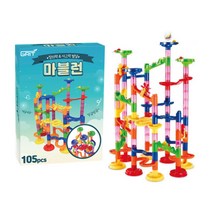 구슬굴리기 슬라이드 롤러코스터 마블런 105pcs, 구슬굴리기 마블런