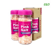 에브리데이 히말라야 핑크솔트 답례품 분홍소금 선물세트 400g, 선물용 400g 그레인(굵은입자)