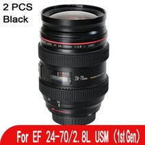 캐논 EF 24-70mm F/2.8L USM DSLR slr용 고무 실리콘 카메라 렌즈 초점 줌 링 프로텍터, 한개옵션0