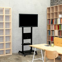 PLS-2000 (색상: 블랙 / 실버) 이동형TV장식장 TV거치대 -한일장식장 -국내생산- 전기종TV설치가능, PLS-2000 실버
