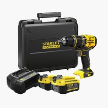 스탠리 SBD720M2K 충전드릴드라이버20V4.0Ah배터리2개 BLDC모터 20V MAX, 2개