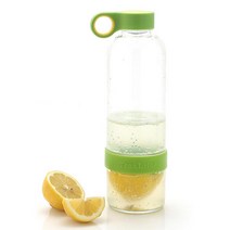 휴대용 간편한 레몬디톡스 워터보틀 800L 차물병 나들이 스포츠 물통 피크닉, 오렌지 (Orange)