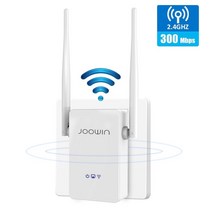 와이파이 증폭기 JOOWIN 300Mbps 무선 홈 리피터 2.4 그램 네트워크 와이파이 익스텐더 신호 증폭기 2 * 5dbi 안테나 신호 부스터 JW-WR302S-V2, 02 US plug