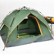 사계절 원터치 그늘막 루프탑 에어 돔 텐트 차박 캠핑 2-3인용 6종, 06_업그레이드B 옐로우브라운