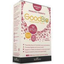 BioSchwartz GoodBio Prebiotics Probiotics 굿바이오 여성 프리바이오틱 프로바이오틱스 30정