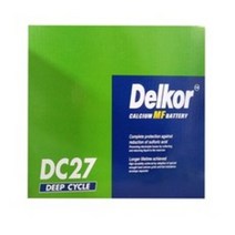 델코 DC 27 80Ah 캠핑카 딥사이클밧데리 산업용 레저용 카라반, DC27  80Ah, 폐배터리반납안함