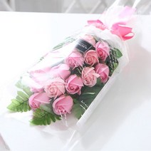 화이트데이 기념일 재롱잔치 졸업식 발표회 학예회 재롱잔치꽃 장미 15송이 꽃다발 핑크 로즈데이 성년의날 선물, 옵션-항목선택_장미15송이 핑크