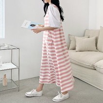 오버핏 스트라이트 포켓 브이넥 나시 맥시원피스 (3color)