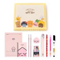 홈앤키즈 카카오프렌즈 문구세트 기본형 어린이 학생 초등학생 학용품세트 크리스마스 선물 단체선물 카카오 웰컴키트, 카카오 문구세트 기본형_어피치