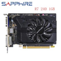 SAPPHIRE R7 240 1GB 그래픽 카드 GPU Radeon R7240 1GB 비디오 화면 카드 AMD 비디오 카드 맵 HDMI PCI-E 용 컴퓨터 게임