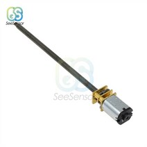 인테리어DC 3V/6V/12V N20 미니 마이크로 메탈 기어 모터 샤프트 M4 * 100 15/30/60/100/150/200/300/400/5, 07 300_03 12V