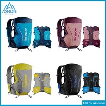 아오제 18L 수분 배낭 트레킹 캠핑 러닝 아웃도어 배낭, 블랙