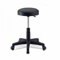 병원의자 환의자 높은중심봉 회전 블랙, 색상:[색상]본상품