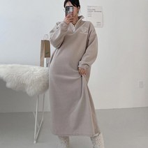 도도해닷컴 아노락 원피스 스키장룩 양기모 후리스