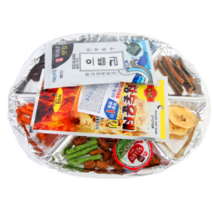 노래방안주 캠핑안주 골프연습장 마른안주 세트 접시안주 마른안주 7종세트 팬션 웰컴안주 모텔 웰컴안주 (사이즈 33*25 종류는 계절에 따라 랜덤 유통기한2~3개월), 20개 세트