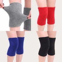 무릎이 따뜻한 보온 토시 스판 워머 무릎보호 발 다리 종아리 레그, 레드