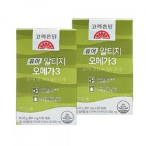 고려은단 퓨어 알티지 rTG오메가3 식물성캡슐 60캡슐 X 2개 (4개월분), 퓨어 알티지 오메가3 이지 X 4개, 쇼핑백 O