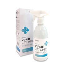 바이러캐쳐 500ml 살균 소독제 손 피부 뿌리는 스프레이 차아염소산수 바이러스 제거 소독약 액 방역 탈취제 미산성 무자극 무취 무색, 1개