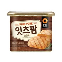 청정원 맛있는밑반찬 잇츠팜 통조림 햄 순돈육 추천 330g 자취 캠핑음식 간단한요리 간편식, 1개