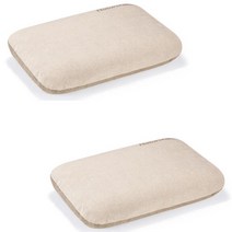 네이처하이크 캠핑 휴대용 자충 에어베개 전용 커버 NH22PJ016, 베이지+베이지