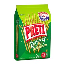 일본 과자 간식 에자키 글리코 프리츠 맛있는 샐러드 큰 봉지 스낵 프레첼 1봉지(9봉입), 상품선택