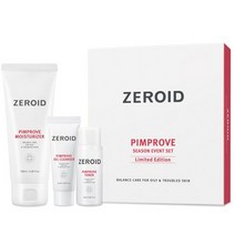 제로이드 핌프로브 모이스처라이저 100ml + 토너 + 젤클렌저 세트 / 여드름 복합성피부 트러블진정, 150ml, 1세트