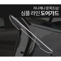 차량용 문콕방지 도어가드 4p투명 고무 문콕패드 심플
