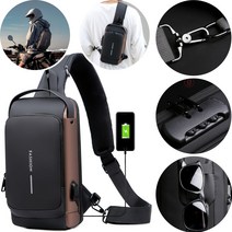 슬링백 도난방지 힙색 숄더백남자 운동 벨트백 캐쥬얼 크로스백