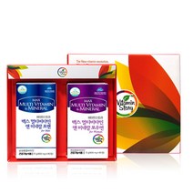 영양Pick 환불보장 커플비타민 온가족 멀티비타민 미네랄 90정 총 2통 (남성용 여성용 각각 1병씩) s6743