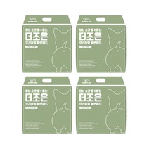 더조은 흡수력 좋은 프리미엄 반려동물 배변패드 20g 절약형 100매 x 4개