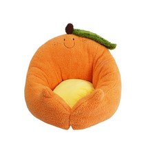 고양이침대고양이를위한 애플 모양 럭셔리 침대 부드러운 귀여운 제기 동물 강아지 Cuddler 하우스 과일 새, 01 orange_01 M