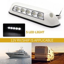 캠핑트레일러 웨건 접이식 캠핑카트 캠핑카 캐러밴 액세서리 12V 5 LED 차양 조명 IP67 방수 RV 트레, 한개옵션0